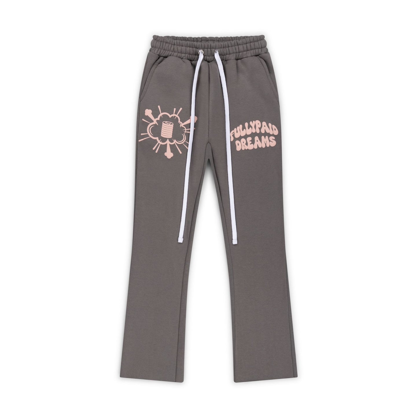 DREAMS JOGGERS | CHARCOAL GREY / PINK