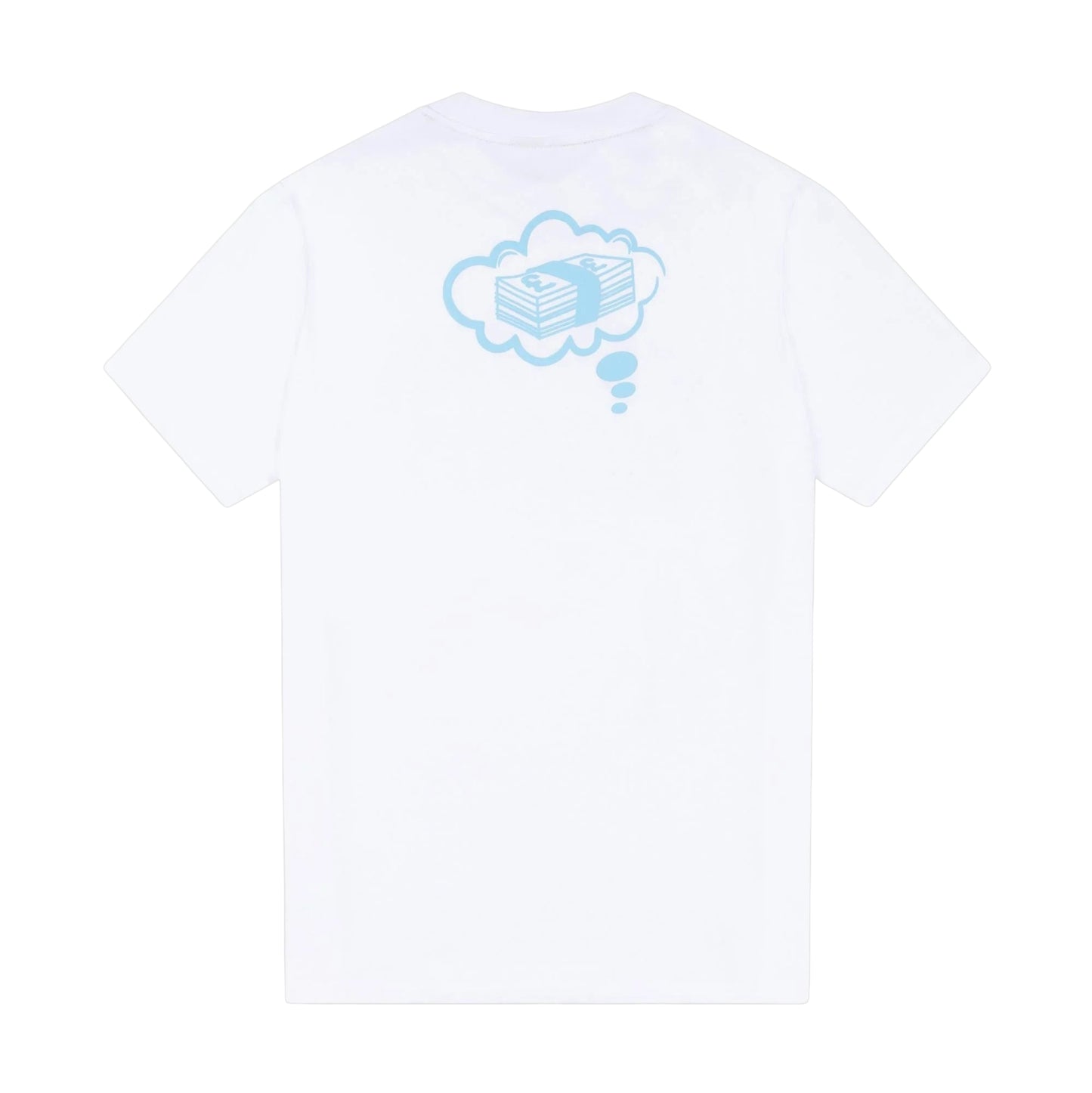 DREAMS OVERSIZED T-SHIRT | WHITE / SKY BLUE