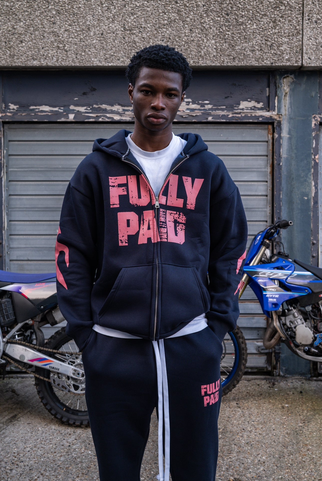 DRIFT HOODIE | NAVY / PINK