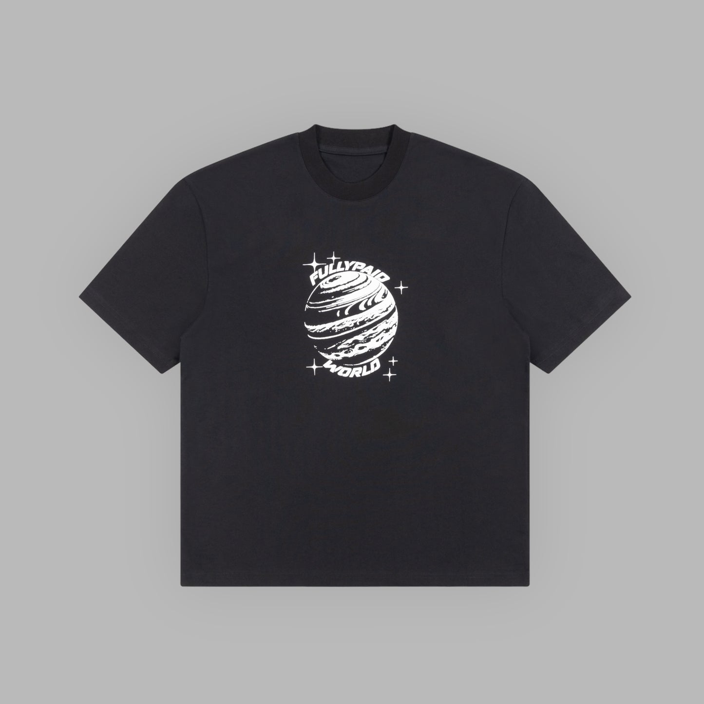 WORLD T-SHIRT | BLACK / WHITE