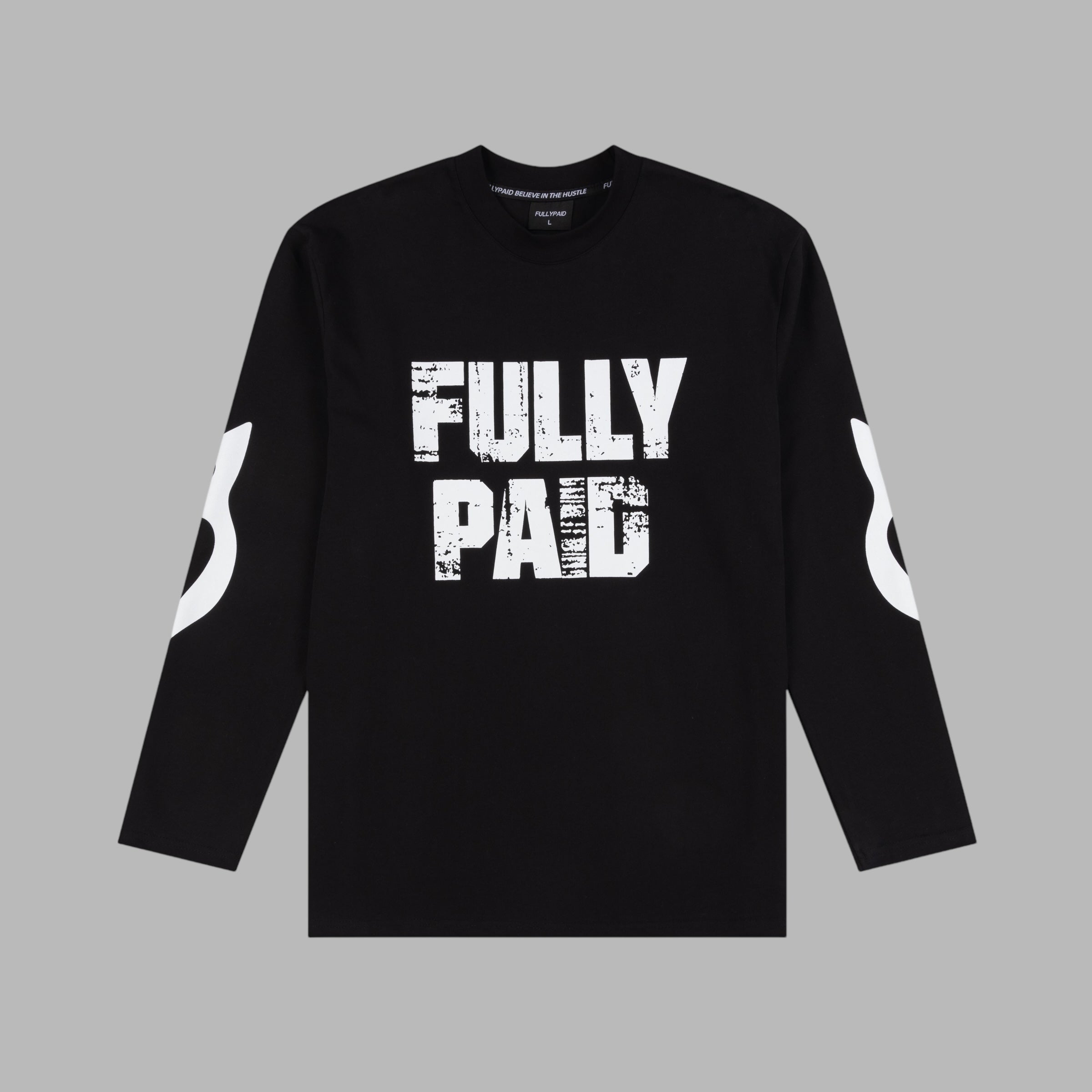 DRIFT LONG SLEEVE TEE | BLACK / WHITE