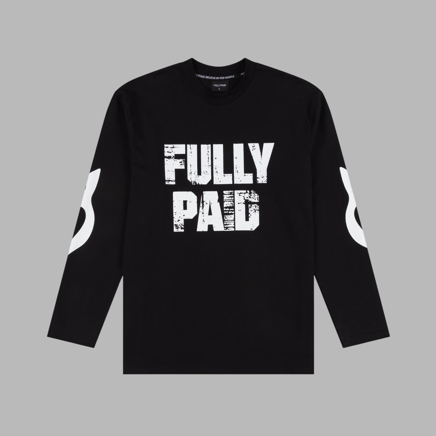 DRIFT LONG SLEEVE TEE | BLACK / WHITE