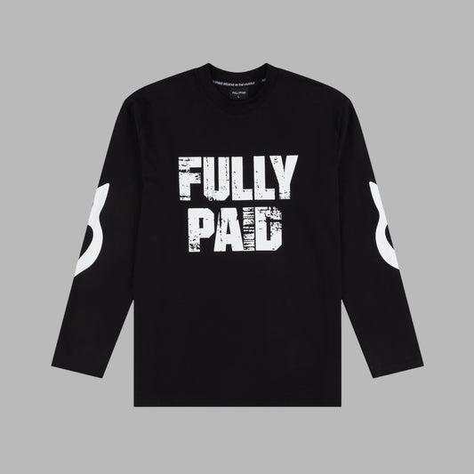 DRIFT LONG SLEEVE TEE | BLACK / WHITE
