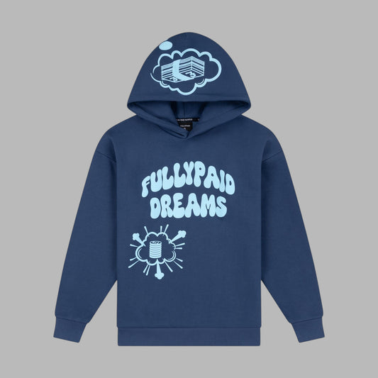 DREAMS HOODIE | NAVY / SKY BLUE