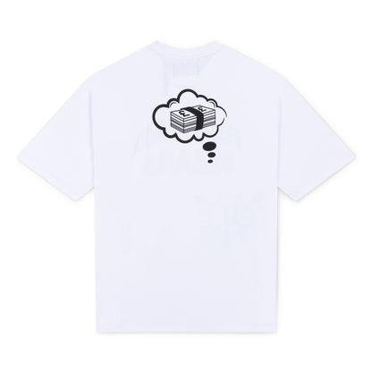 DREAMS OVERSIZED T-SHIRT | WHITE / BLACK