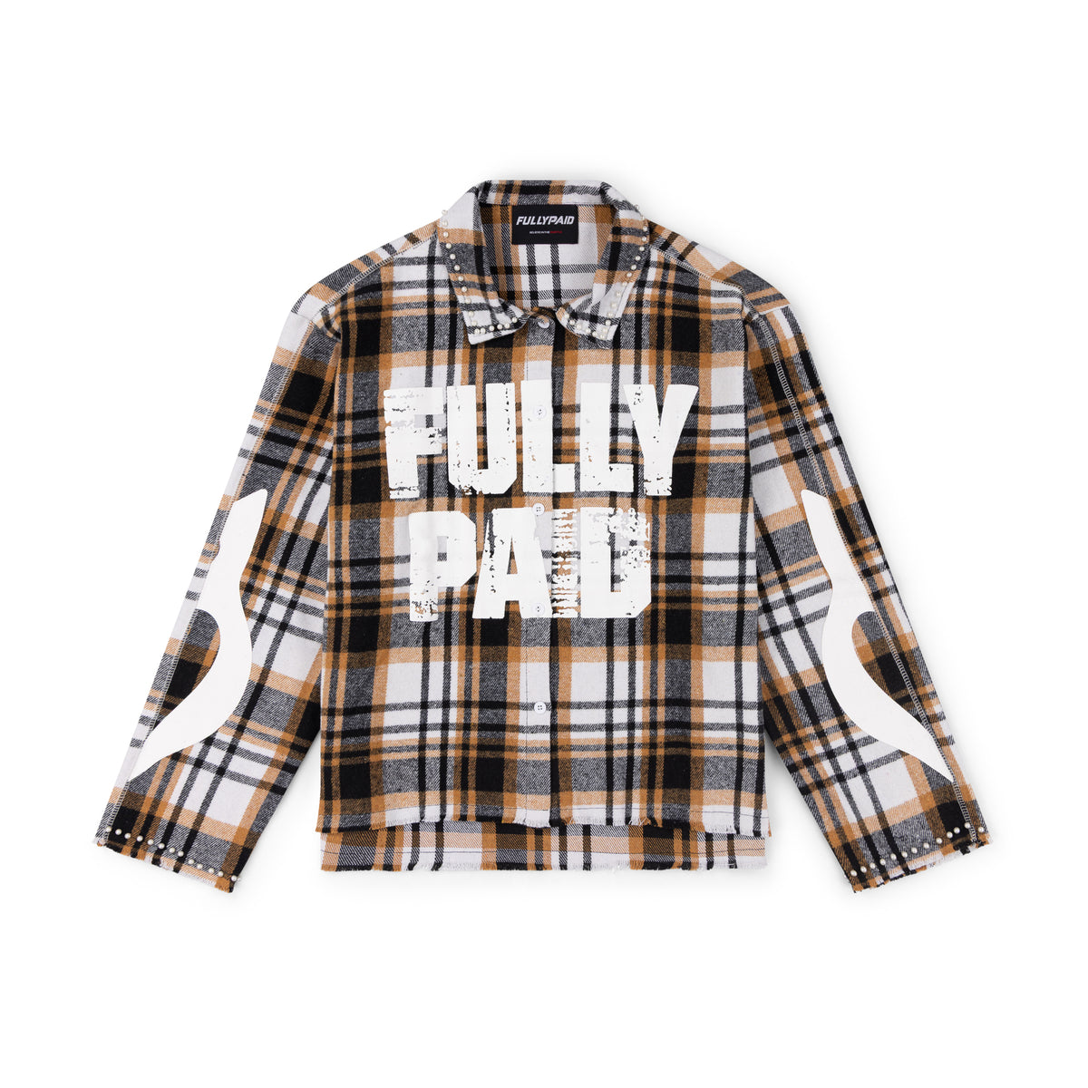 FULLYPAID FLANNEL SHIRT | BROWN / BLACK / WHITE