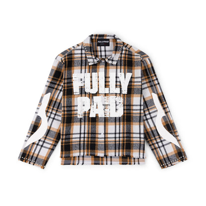 FULLYPAID FLANNEL SHIRT | BROWN / BLACK / WHITE