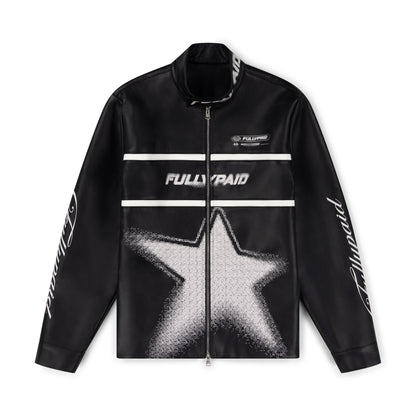 FULLYPAID RACER LEATHER JACKET