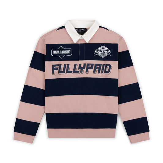 MEN'S HUSTLE DIVISION POLO TOP | NAVY / PINK