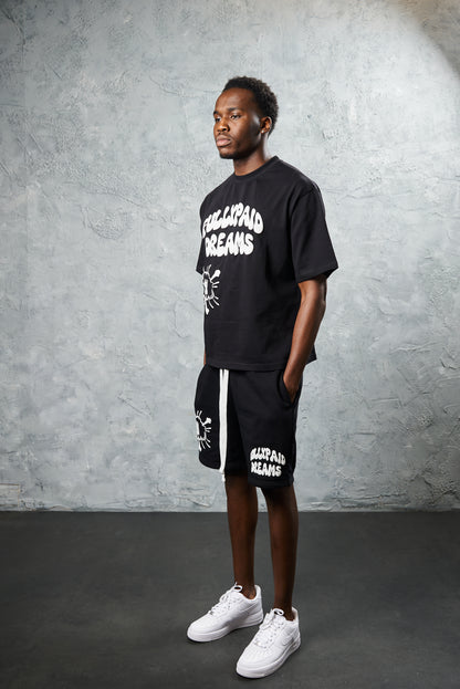 DREAMS BLACK / WHITE SHORTS
