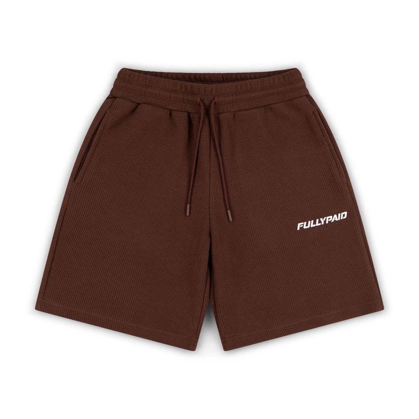 FP BROWN WAFFLE SHORTS