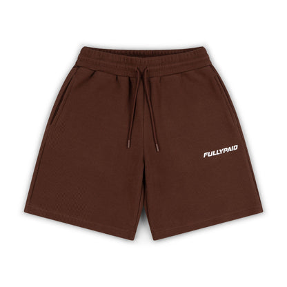 FP BROWN WAFFLE SHORTS