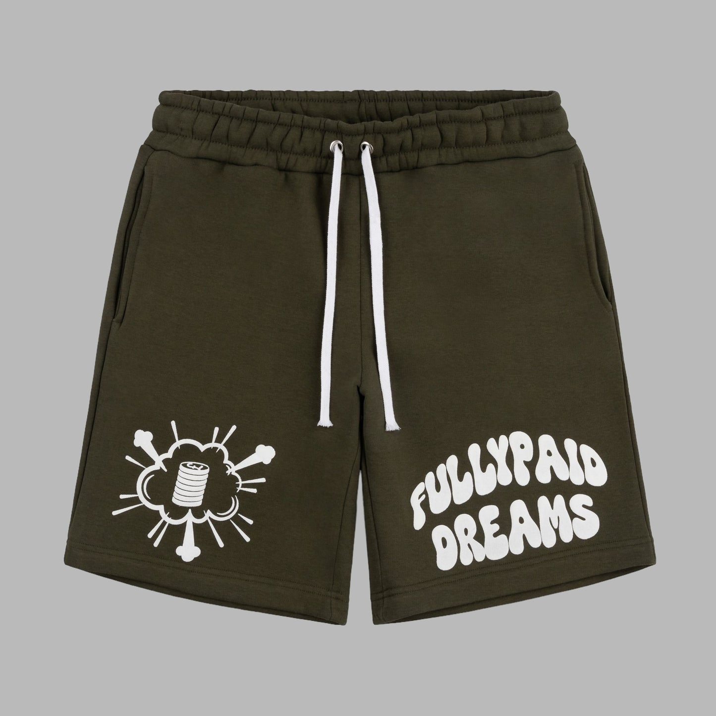 DREAMS SHORTS | KHAKI / WHITE