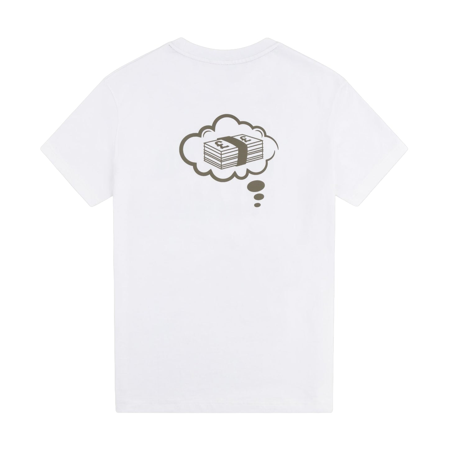 DREAMS OVERSIZED T-SHIRT | WHITE / KHAKI