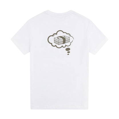 DREAMS OVERSIZED T-SHIRT | WHITE / KHAKI