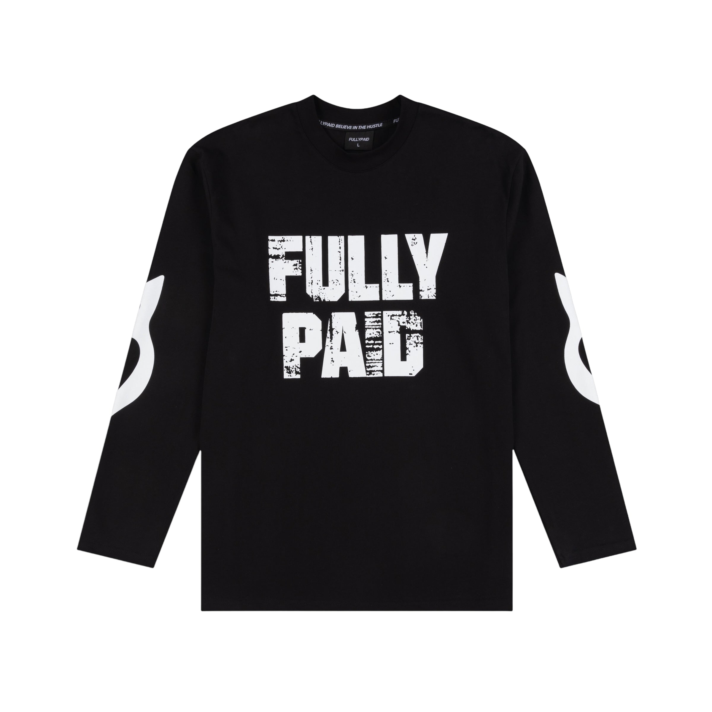 DRIFT LONG SLEEVE TEE | BLACK / WHITE