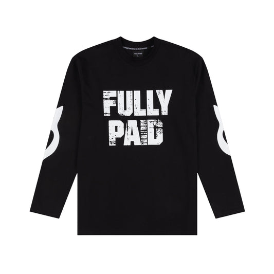 DRIFT LONG SLEEVE TEE | BLACK / WHITE