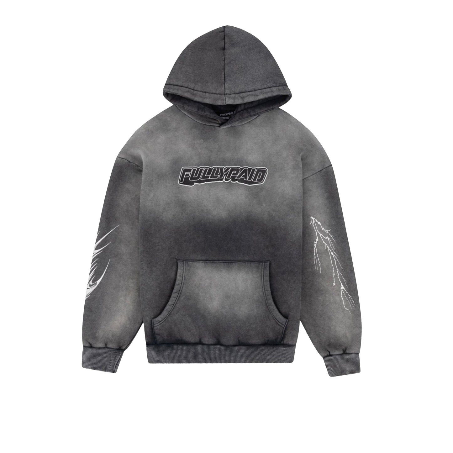 FP PREMIUM WASH ACID WASH HOODIE | GREY