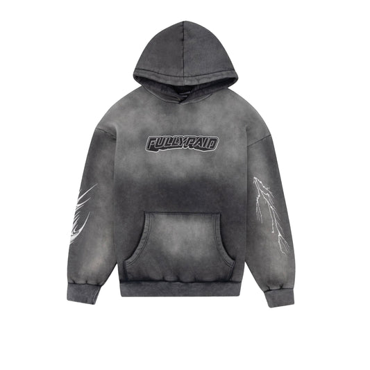 ACID WASH HOODIE | GREY