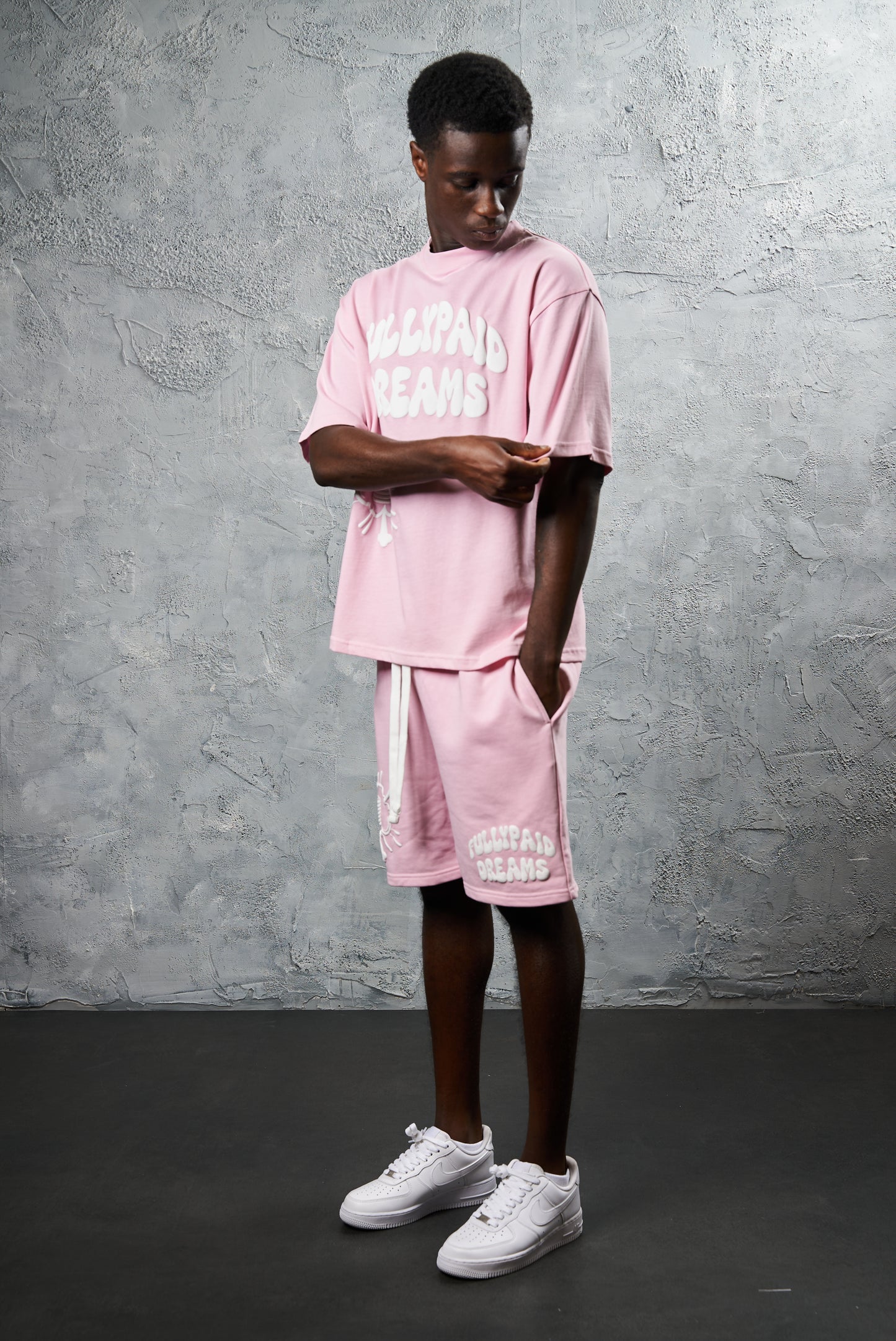 DREAMS PINK/WHITE SHORTS