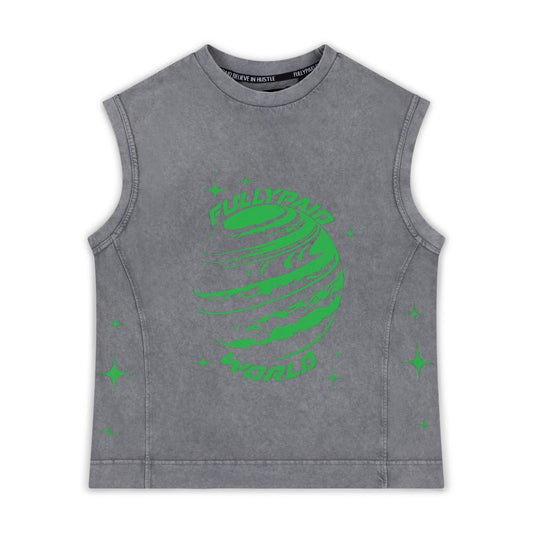 WORLD VEST GREY|GREEN