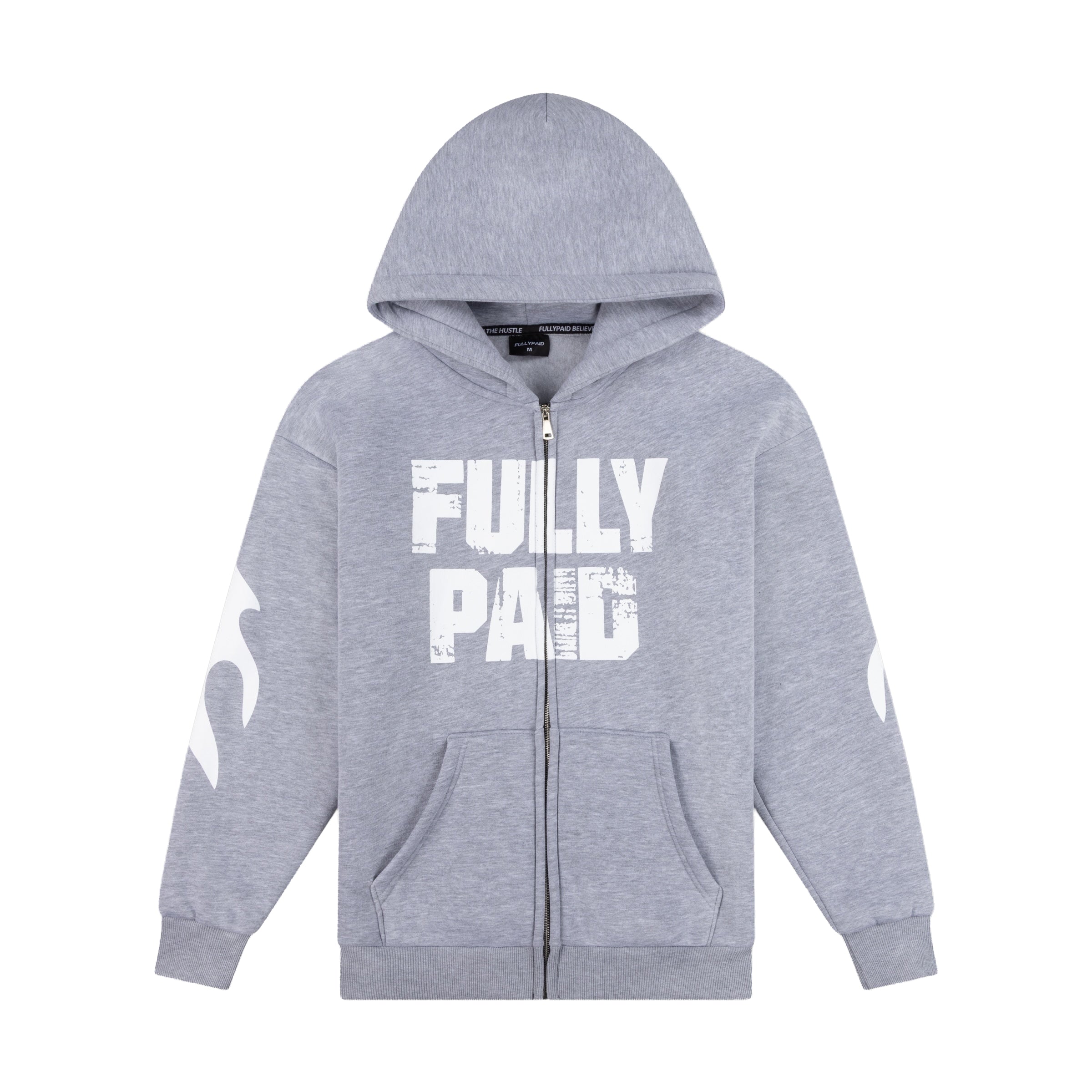 DRIFT HOODIE | GREY / WHITE