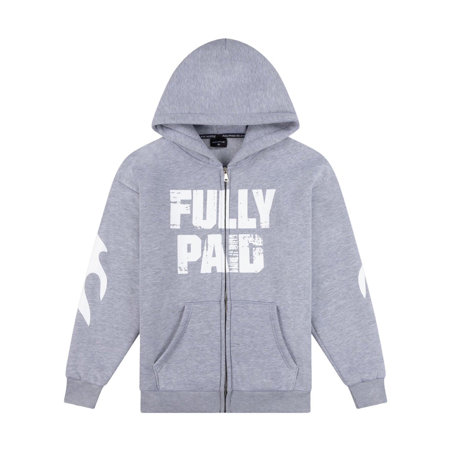 DRIFT HOODIE | GREY / WHITE