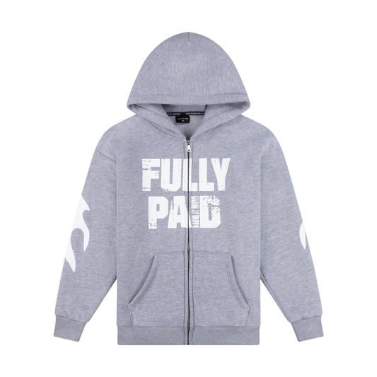 DRIFT HOODIE | GREY / WHITE