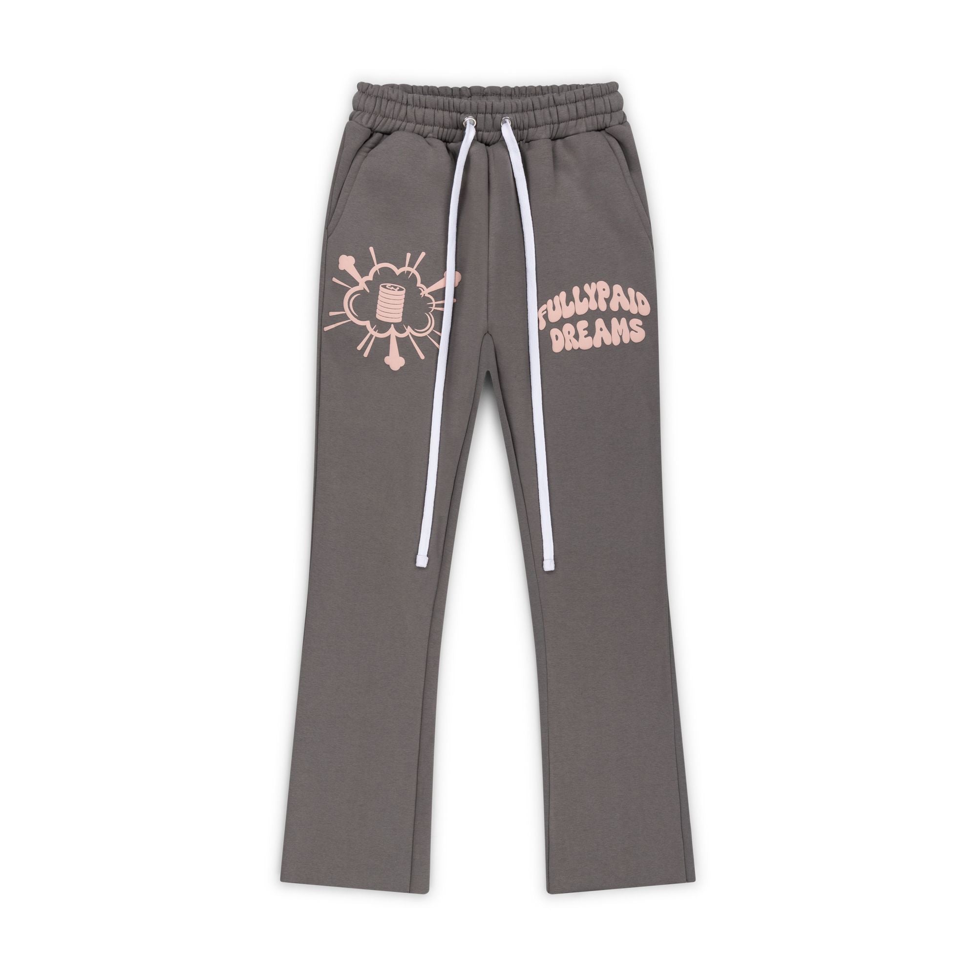 DREAMS JOGGERS | CHARCOAL GREY / PINK