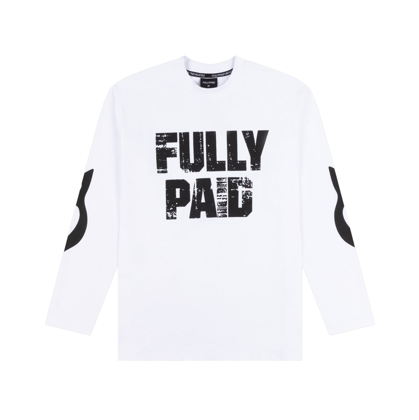 DRIFT LONG SLEEVE TEE | WHITE / BLACK
