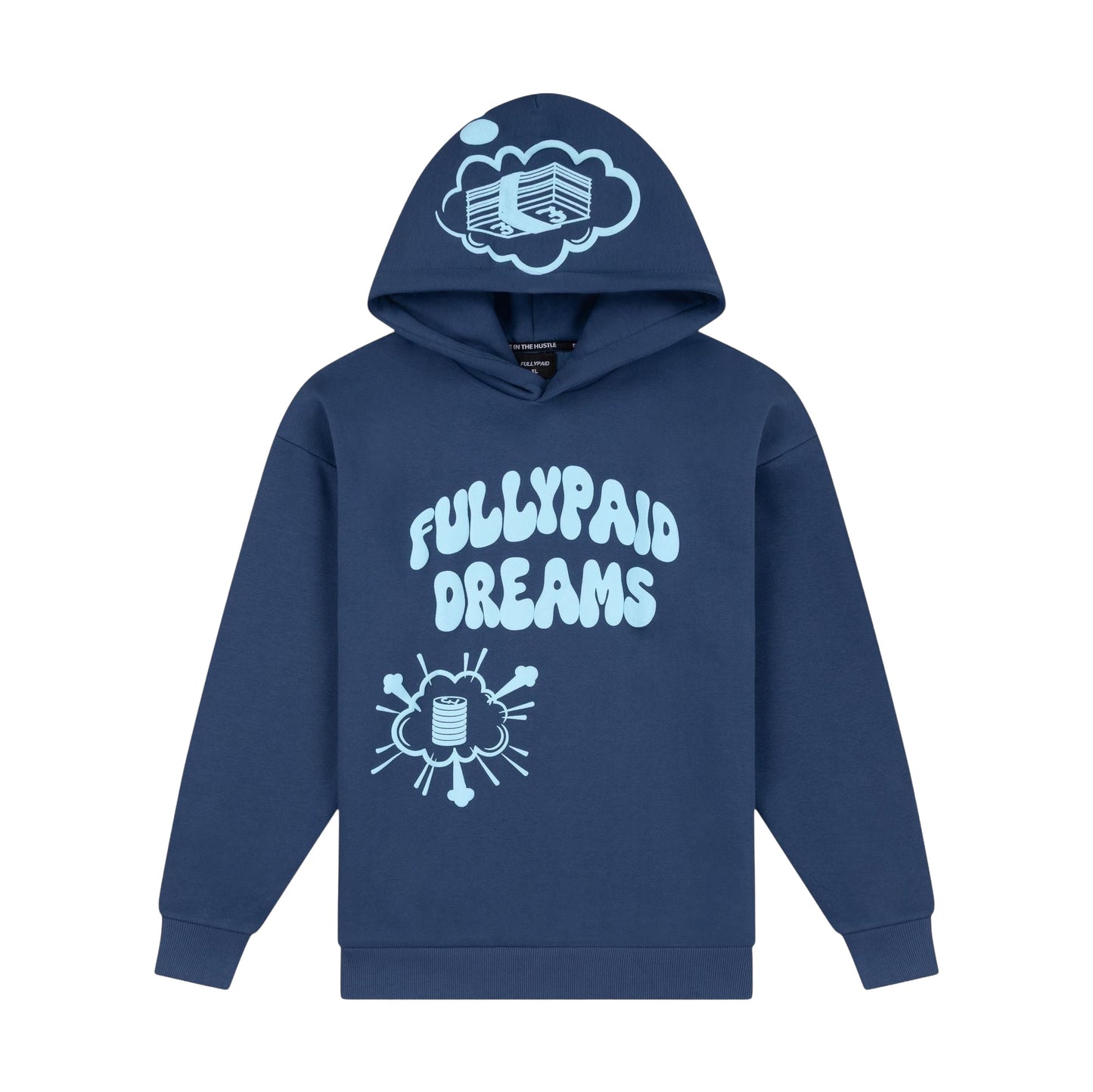DREAMS HOODIE | NAVY / SKY BLUE
