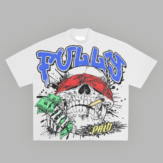 BLIND SKULL TEE | WHITE