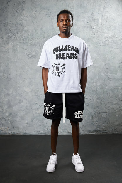 DREAMS BLACK / WHITE SHORTS