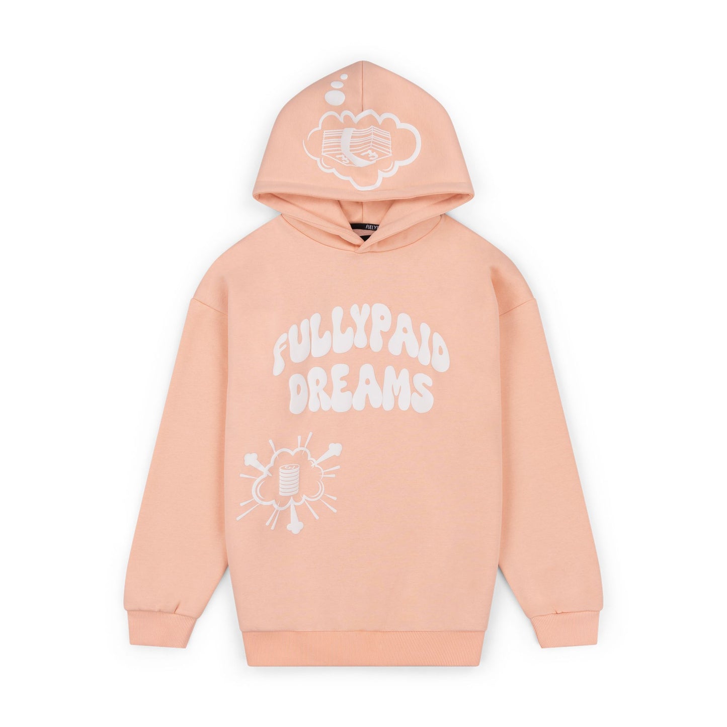 DREAMS HOODIE | PINK / WHITE