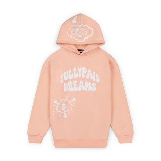DREAMS HOODIE | PINK / WHITE