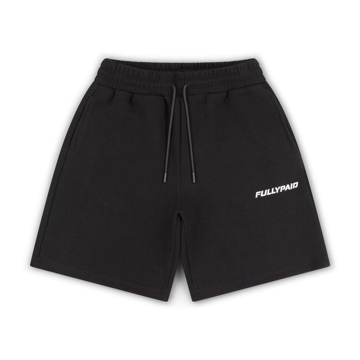 FP BLACK WAFFLE SHORTS