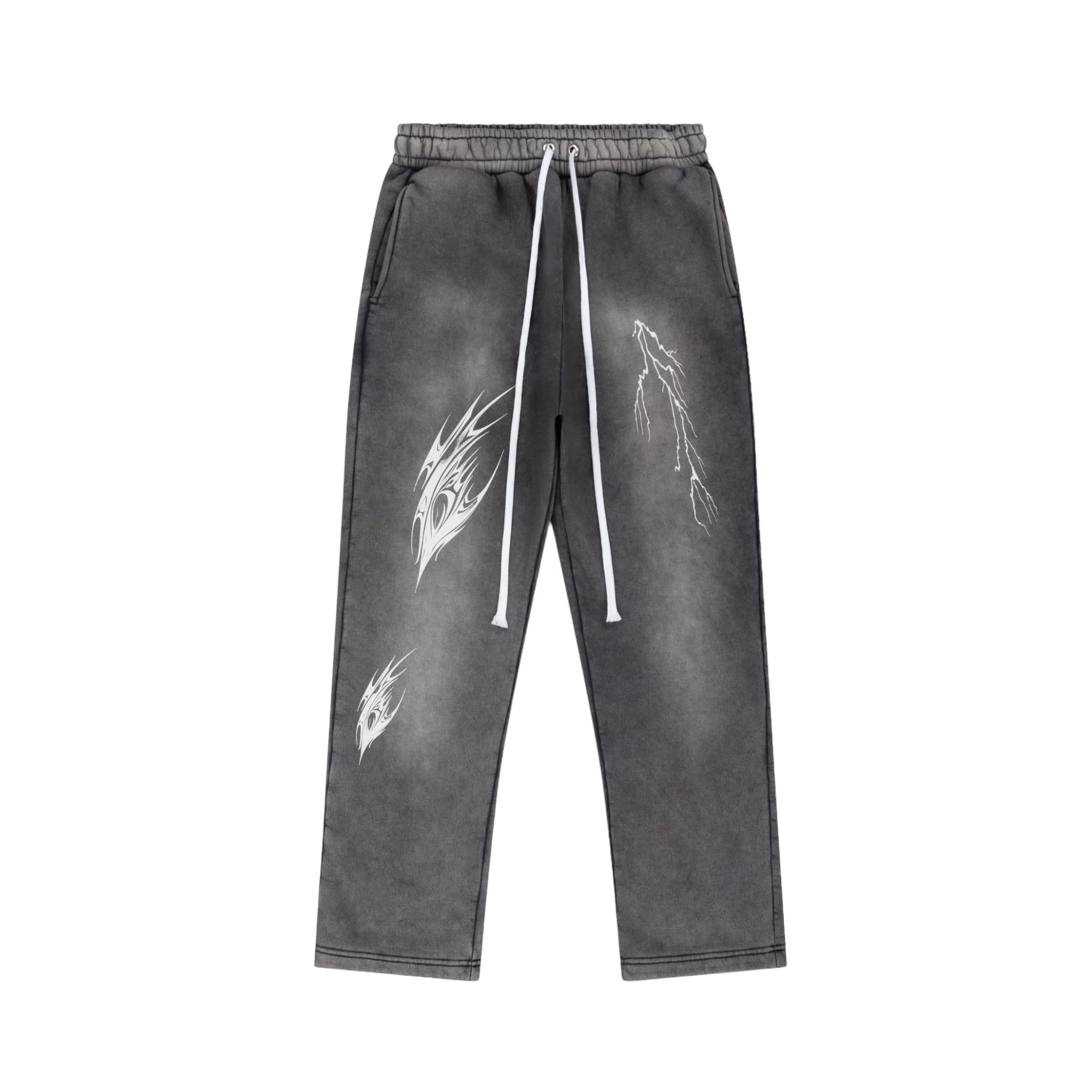 ACID WASH JOGGERS | GREY