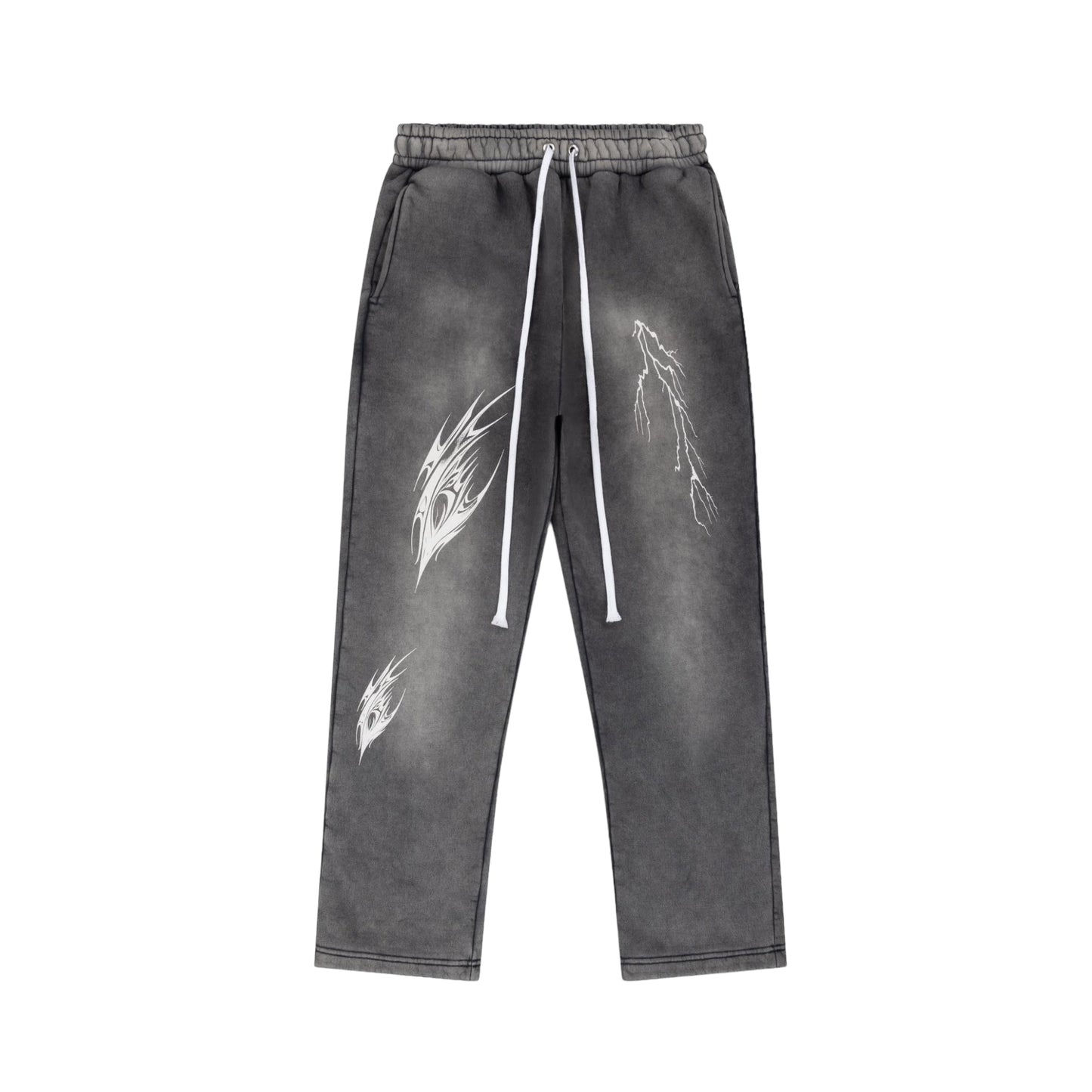 ACID WASH JOGGERS | GREY