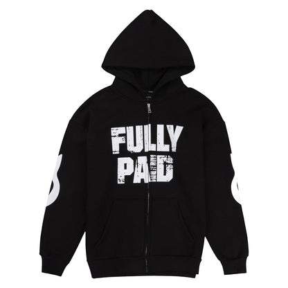 Sweat à capuche Drift | Noir / Blanc