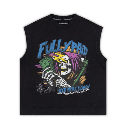 MORE MONEY VEST | BLACK