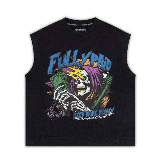 MORE MONEY VEST | BLACK