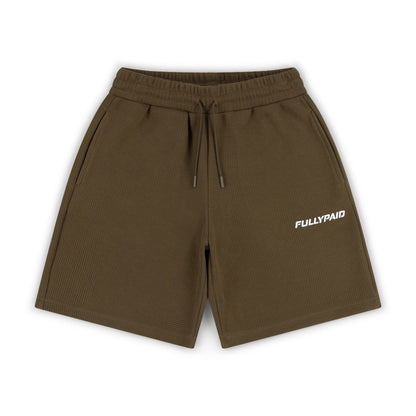 FP KHAKI WAFFLE T SHORTS