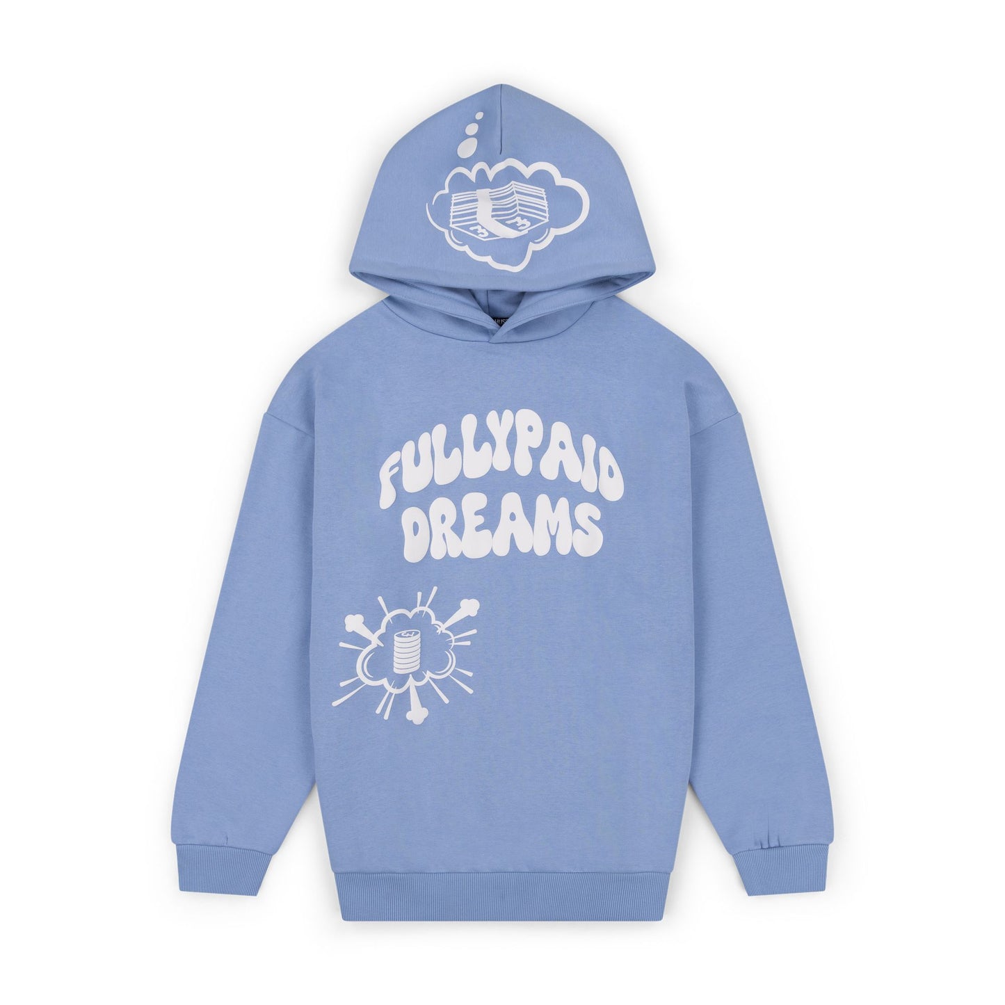 DREAMS HOODIE | SKY BLUE / WHITE