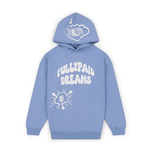 DREAMS HOODIE | SKY BLUE / WHITE