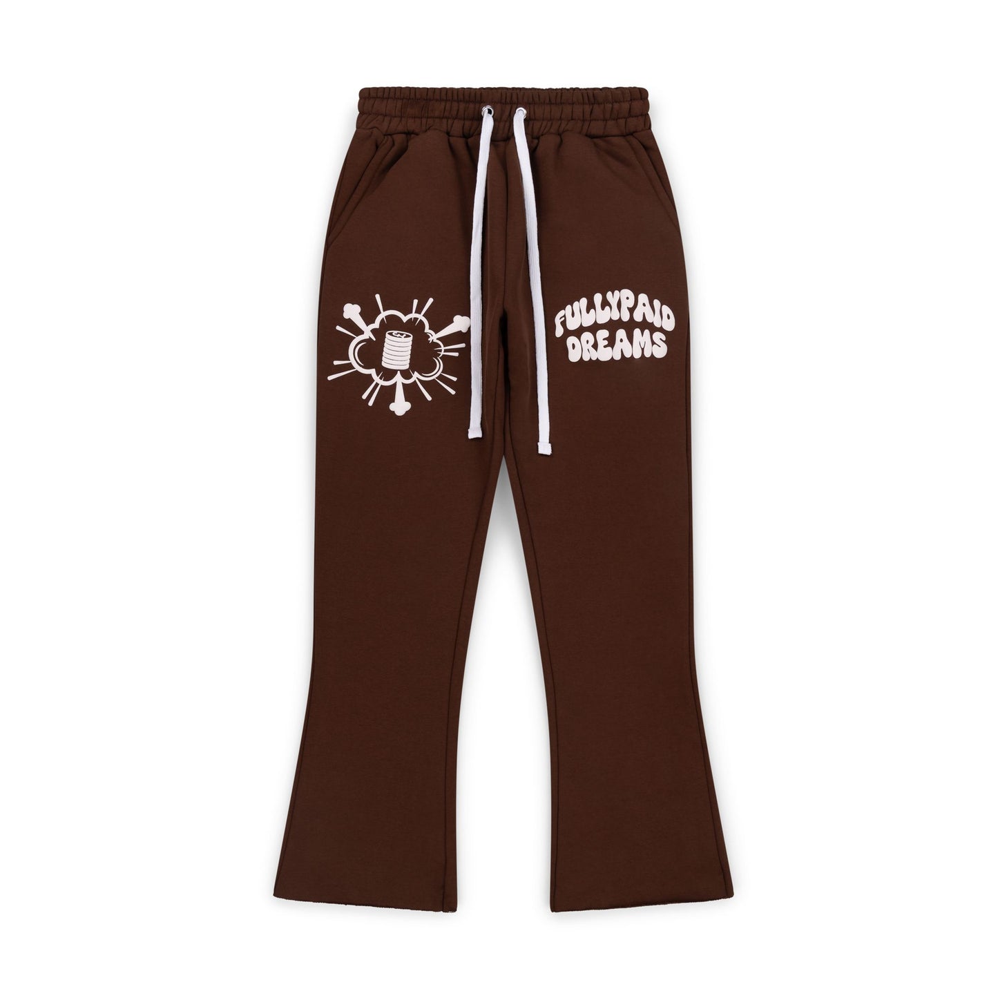 DREAMS JOGGERS | BROWN / WHITE