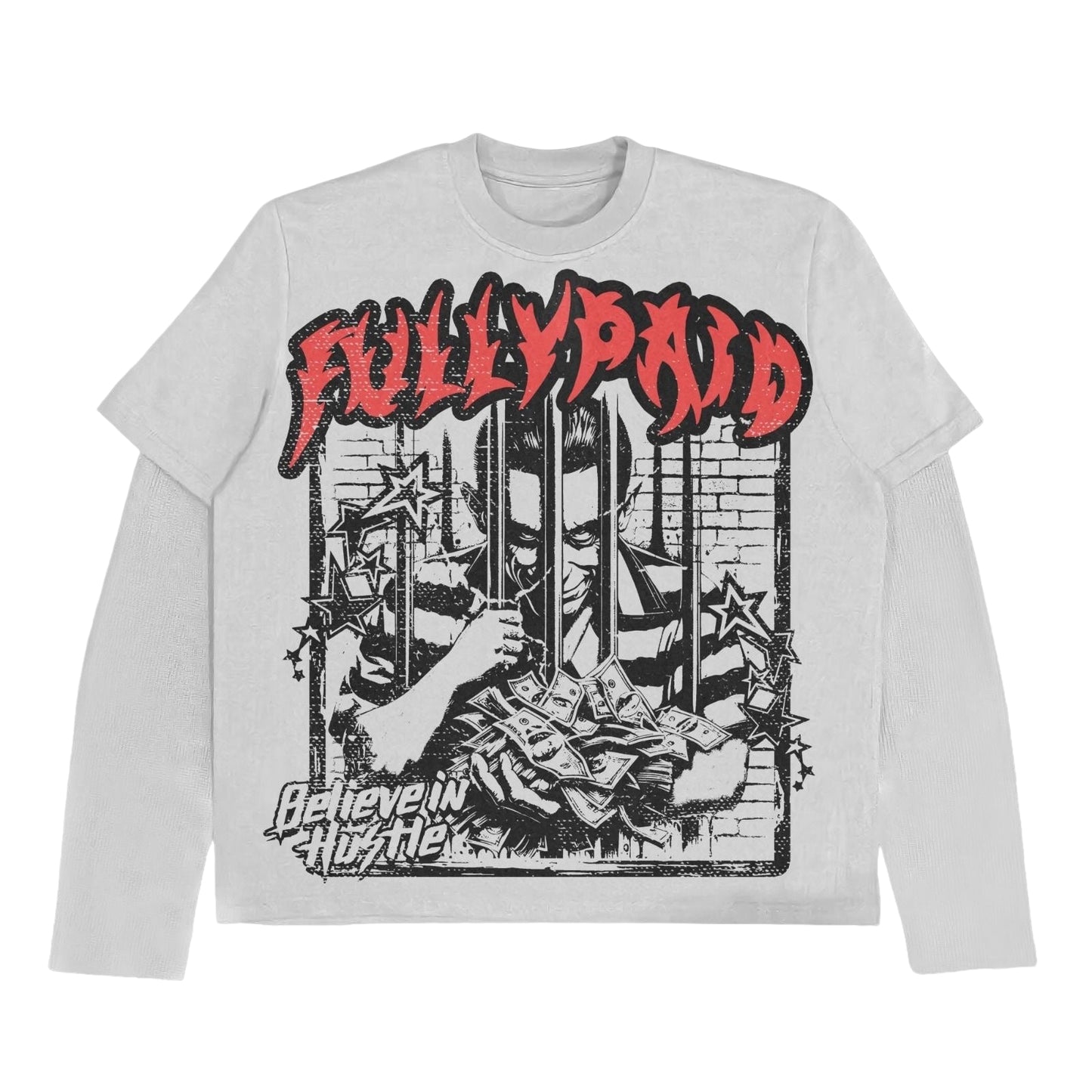 BELIEVE IN THE HUSTLE LONG SLEEVE TEE