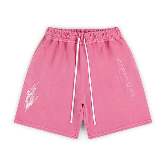 ACID WASH PINK SHORT