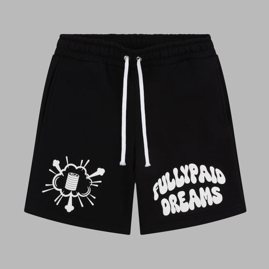 DREAMS SHORTS | BLACK / WHITE