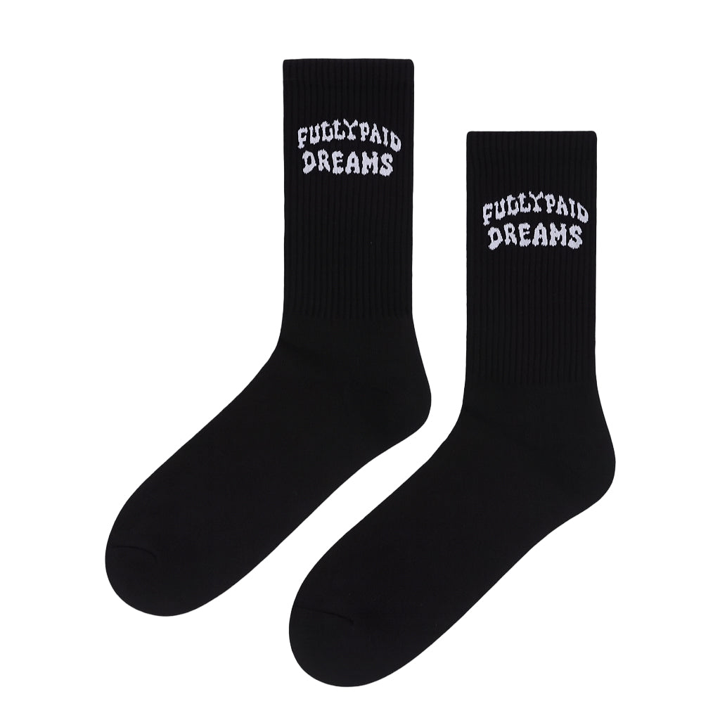 DREAMS SOCKS | WHITE / BLACK