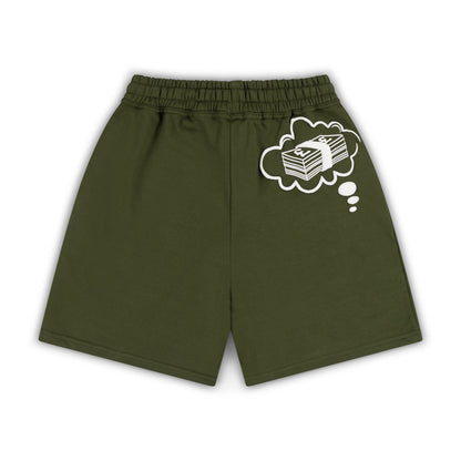 DREAMS KHAKI/ WHITE SHORTS